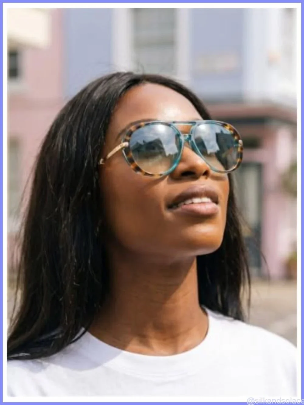Oversized Retro Aviator Sunglasses Gold Metal Frame UV Protection